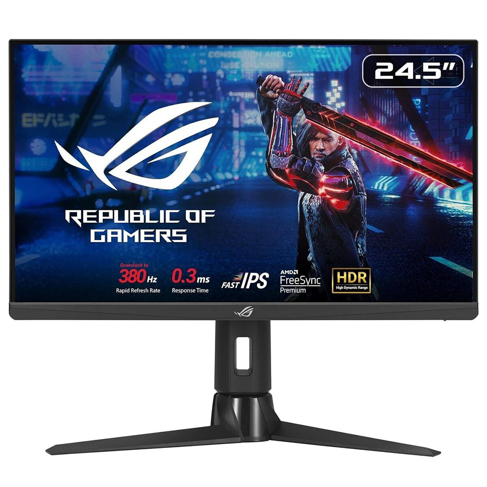 ASUS ROG Strix XG259QN 24.5″ 1920x1080 1ms 380Hz HDR eSports FreeSync Premium IPS Full HD Gaming (Oyuncu) Monitör