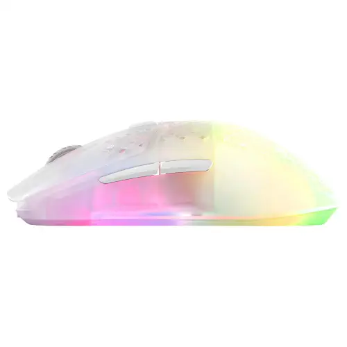 SteelSeries Aerox 3 Wireless 2022 Ghost  SSM62610 18.000 CPI 6 Tuş RGB Optik Kablosuz Gaming (Oyuncu) Mouse