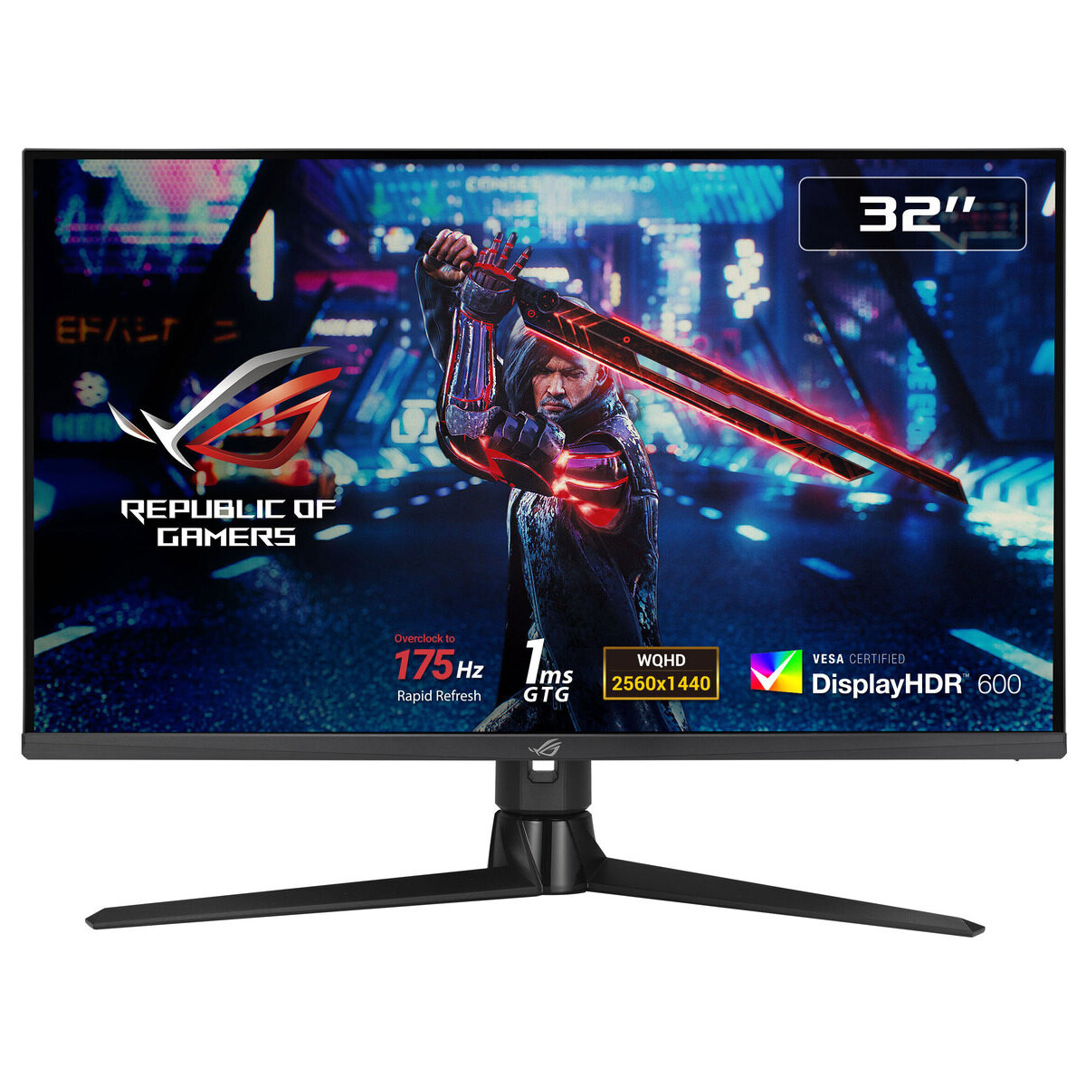 ASUS ROG Strix XG32AQ 32″ 1ms 175Hz G-Sync HDR600 Fast IPS WQHD Gaming (Oyuncu) Monitör