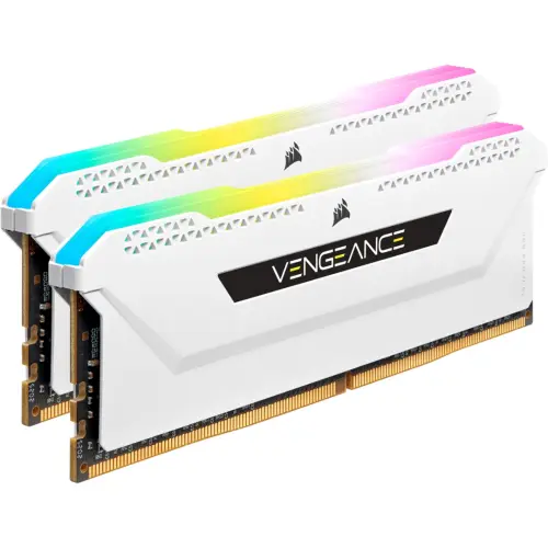 Corsair Vengeance RGB Pro SL CMH16GX4M2D3600C18W 16GB (2X8GB) DDR4 3600MHz CL18 Soğutuculu Ram