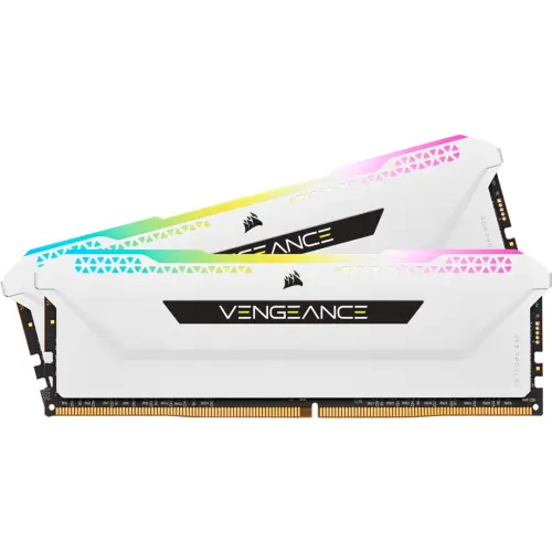Corsair Vengeance RGB Pro SL CMH16GX4M2D3600C18W 16GB (2X8GB) DDR4 3600MHz CL18 Soğutuculu Ram