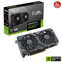 ASUS Dual GeForce RTX 4060 Ti DUAL-RTX4060TI-16G 16GB GDDR6 128Bit DX12 DLSS 3 Gaming (Oyuncu) Ekran Kartı