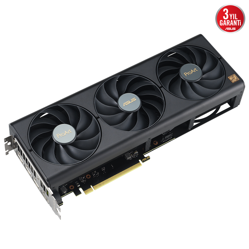 ASUS ProArt GeForce RTX 4070 PROART-RTX4070-12G 12GB GDDR6X 192Bit DX12 DLSS 3 Gaming (Oyuncu) Ekran Kartı