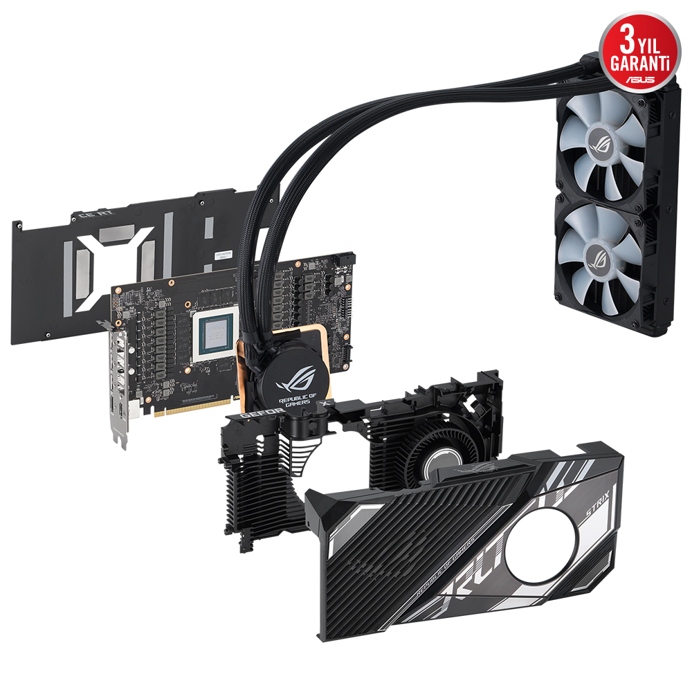 ASUS ROG StrixGeForce RTX 4090 ROG-STRIX-LC-RTX4090-24G-GAMING 24GB GDDR6X 384Bit Gaming (Oyuncu) Ekran Kartı
