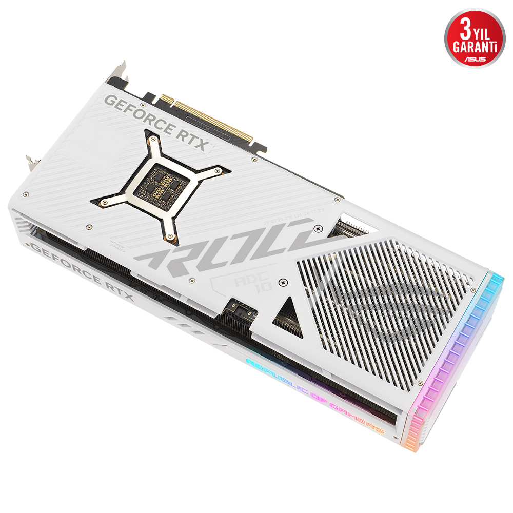 ASUS ROG Strix GeForce RTX 4090 White ROG-STRIX-RTX4090-24G-WHITE 24GB GDDR6X 384Bit DX12 DLSS 3 Gaming (Oyuncu) Ekran Kartı