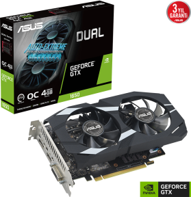 ASUS Dual GeForce GTX 1650 OC Edition DUAL-GTX1650-O4GD6-P-EVO 4GB GDDR6 128Bit Gaming (Oyuncu) Ekran Kartı