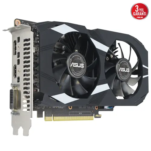 Asus Dual GeForce GTX 1650 OC Edition DUAL-GTX1650-O4GD6-P-EVO 4GB GDDR6 128Bit Gaming (Oyuncu) Ekran Kartı