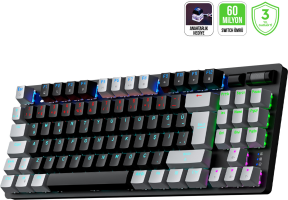 GamePower Eva 5 60M Mekanik Red Switch Türkçe Q 88 Tuş USB Gaming Klavye - 3 Yıl Garantili