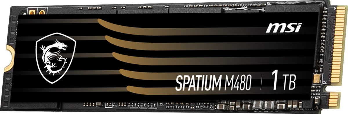 MSI Spatium M480 Pro 1TB PCIe 4.0 NVMe M.2 7400/6000MB/s
