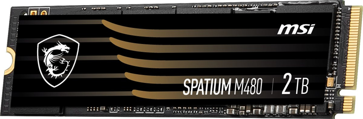 MSI Spatium M480 Pro 2TB PCIe 4.0 NVMe M.2 7400/7000MB/s