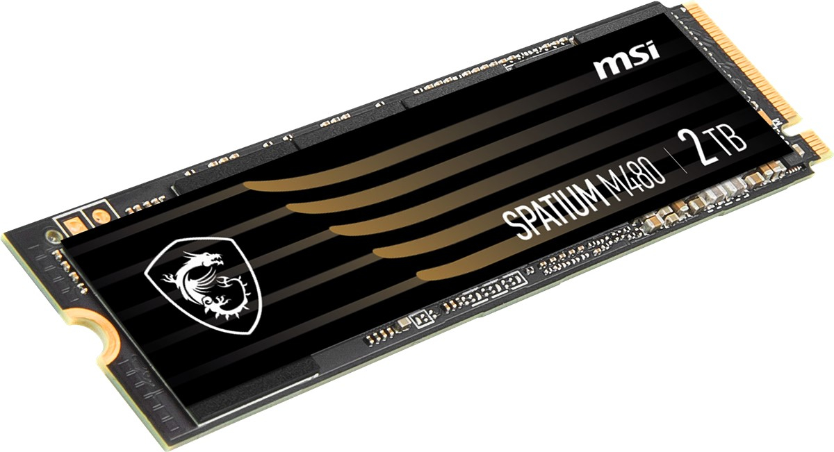 MSI Spatium M480 Pro 2TB PCIe 4.0 NVMe M.2 7400/7000MB/s