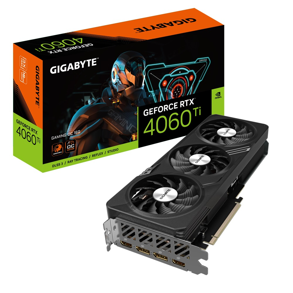 Gigabyte GeForce RTX 4060 Ti Gaming OC 16G GV-N406TGAMING OC-16GD GDDR6 128Bit DX12 DLSS 3 Gaming (Oyuncu) Ekran Kartı