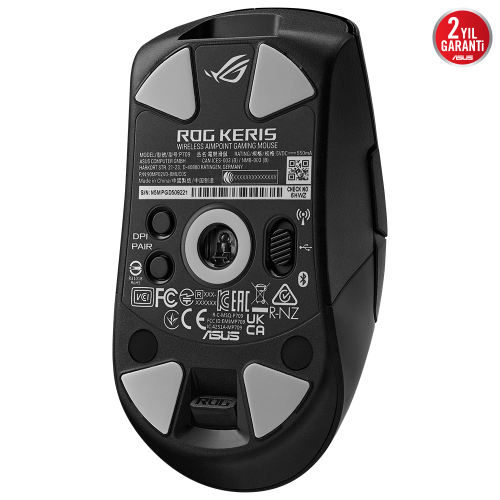 ASUS P709 ROG Keris RGB Black Wireless AimPoint Gaming Mouse