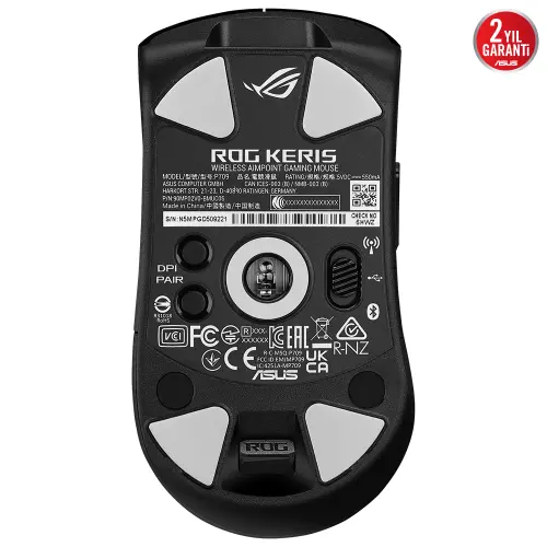 Asus P709 ROG Keris RGB Black Wireless AimPoint Gaming Mouse