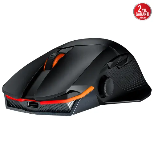 Asus ROG Chakram X Qi P708 36.000 DPI 11 Tuş Optik RGB Kablosuz Gaming (Oyuncu) Mouse