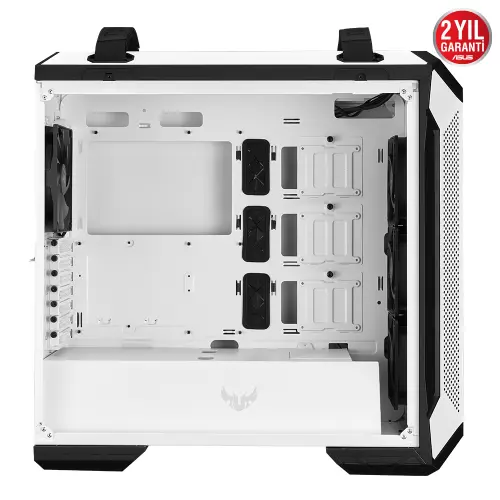 ASUS TUF Gaming GT501 White Edition 4 Fan (3xRGB Fan) USB 3.1 Temperli Cam E-ATX Mid-Tower Gaming (Oyuncu) Kasa ( 90DC0013-B49000)