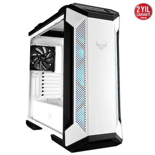 Asus TUF Gaming GT501 White Edition 4 Fan (3xRGB Fan) USB 3.1 Temperli Cam E-ATX Mid-Tower Gaming (Oyuncu) Kasa