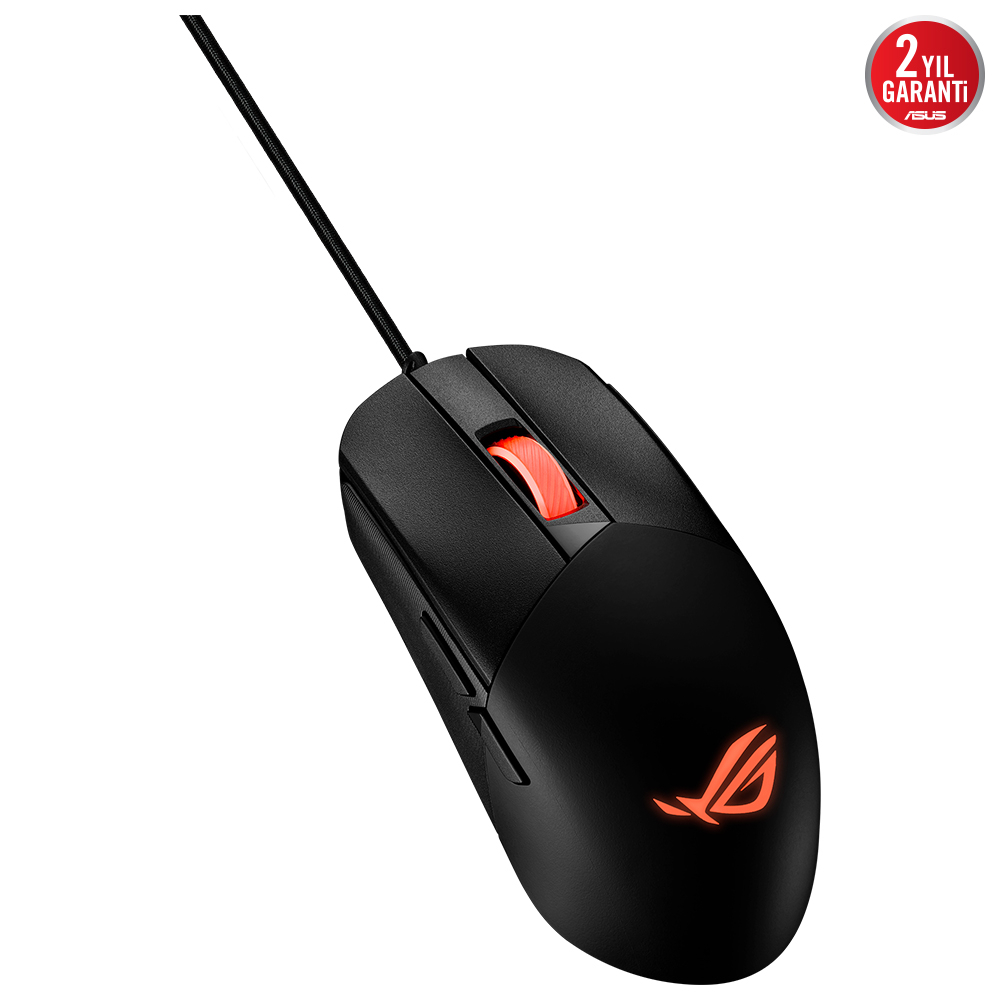 ASUS ROG Strix Impact III Black 12000 DPI 6Tuş Optik RGB Kablolu Gaming (Oyuncu) Mouse