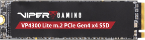 Patriot Viper VP4300 Lite 500GB 7000/4000MB/s Gen4x4 NVMe M.2 SSD Disk (VP4300L500GM28H)