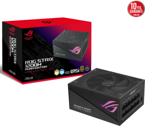 ASUS ROG-STRIX-1200G AURA 80+ GOLD 1200W Modüler ATX 3.0 PCI-E 5.0 Power Supply (90YE00S0-B0NA00)