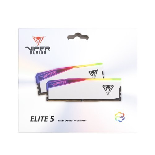 Patriot Viper Elite 5 RGB PVER596G60C42KW 96GB (2x48GB) DDR5 6000MHz CL42 Gaming Ram (Bellek)
