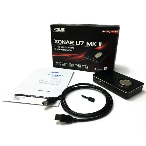 Asus Xonar U7 MKII 7.1 USB Gaming (Oyuncu) Ses Kartı