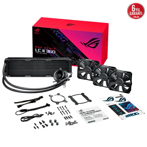 ASUS ROG Strix LC II 360 V3 360mm RGB İşlemci Sıvı Soğutucu (90RC00F0-M0UAY4)