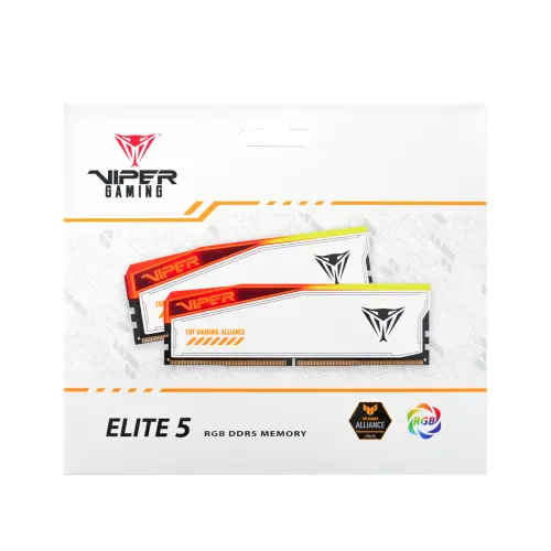 Patriot Viper Elite 5 RGB TUF PVER532G66C34KT 32GB (2x16GB) DDR5 6600MHz CL34 Gaming Ram (Bellek)