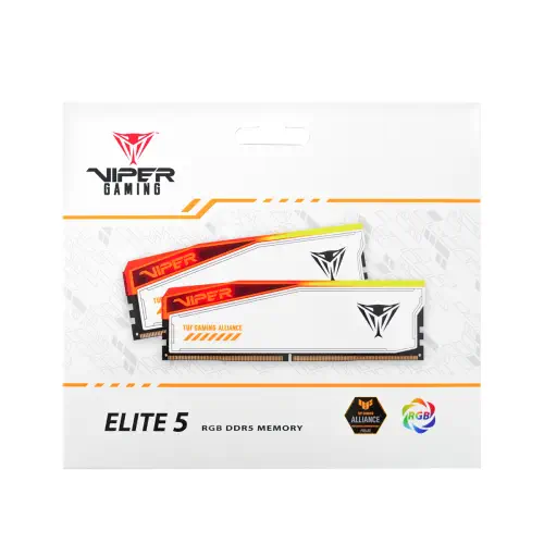 Patriot Viper Elite 5 RGB TUF PVER532G60C36KT 32GB (2x16GB) DDR5 6000MHz CL36 Gaming Ram (Bellek)