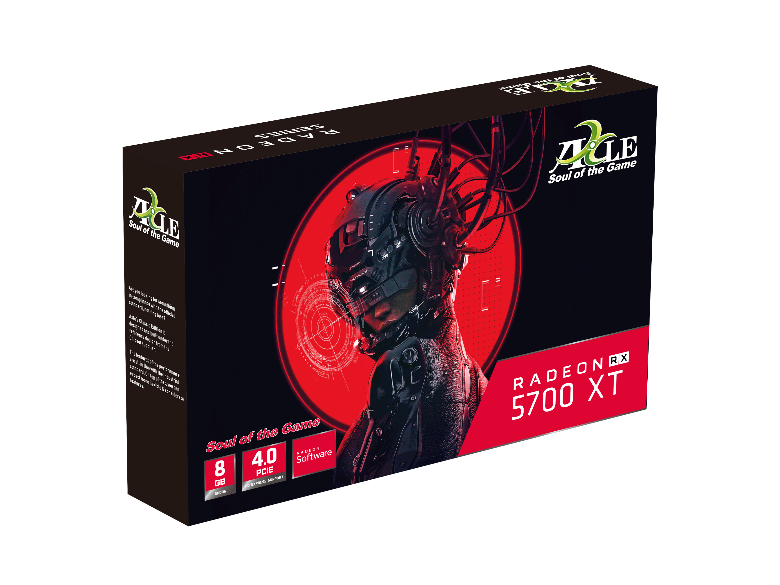 Axle Radeon RX 5700 XT AX-RX5700XT/8GD6P6IP3 8GB GDDR6 256Bit DX12 Gaming (Oyuncu) Ekran Kartı