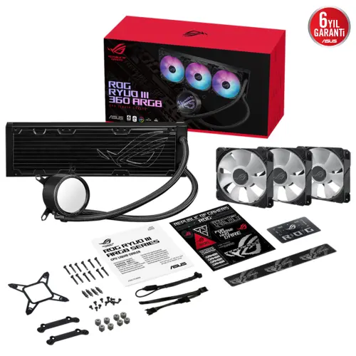 ASUS ROG Ryuo III 360 ARGB 360mm İşlemci Sıvı Soğutucu (90RC00I1-M0UAY0)