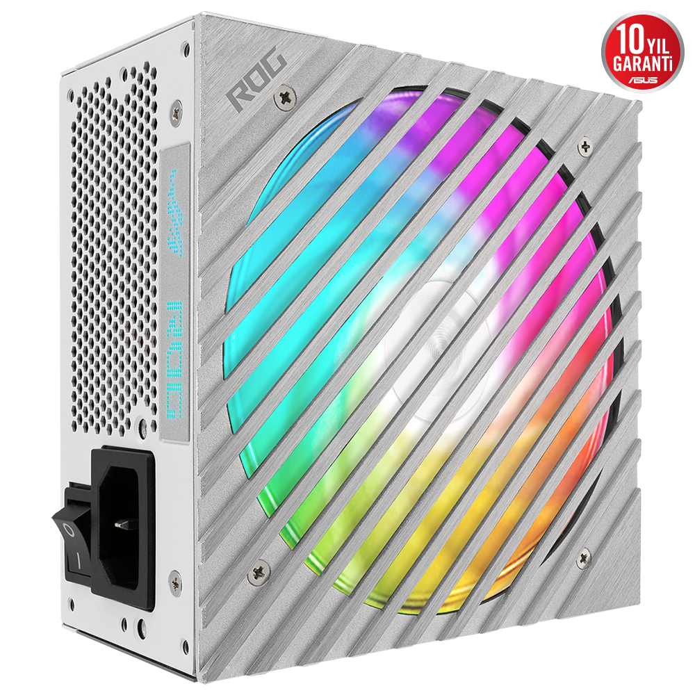 ASUS ROG-LOKI-850P-SFX-L-GAMING White Edition 850W 80 Plus Platinum 120mm Full Modüler Gaming (Oyuncu) Power Supply