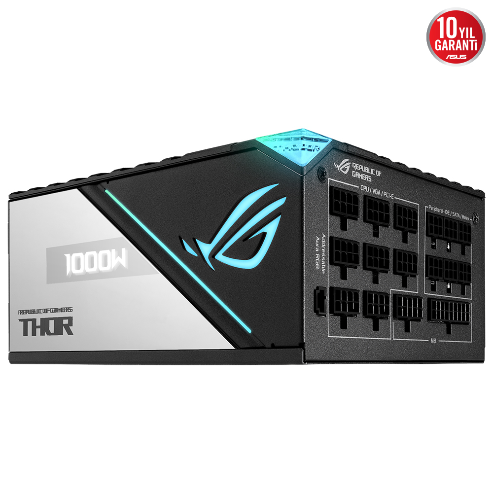 ASUS ROG-THOR-1000P2-GAMING V2 1000W 80+ Platinum 135mm Full Modüler Gaming (Oyuncu) Power Supply
