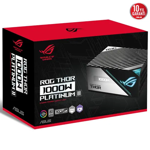 ASUS ROG-THOR-1000P2-GAMING V2 1000W 80+ Platinum 135mm Full Modüler Gaming (Oyuncu) Power Supply