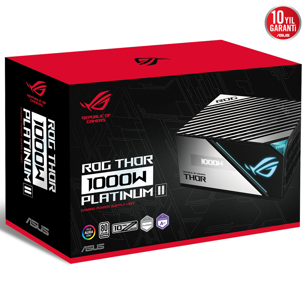 ASUS ROG-THOR-1000P2-GAMING 1000W 80 Plus Platinum 135mm Full Modüler Gaming (Oyuncu) Power Supply