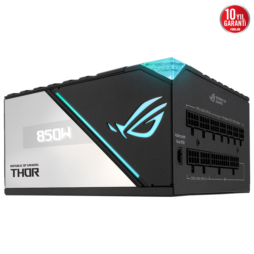 ASUS ROG-THOR-850P2 850W 80+ Platinum 135mm Full Modüler Gaming Power Supply