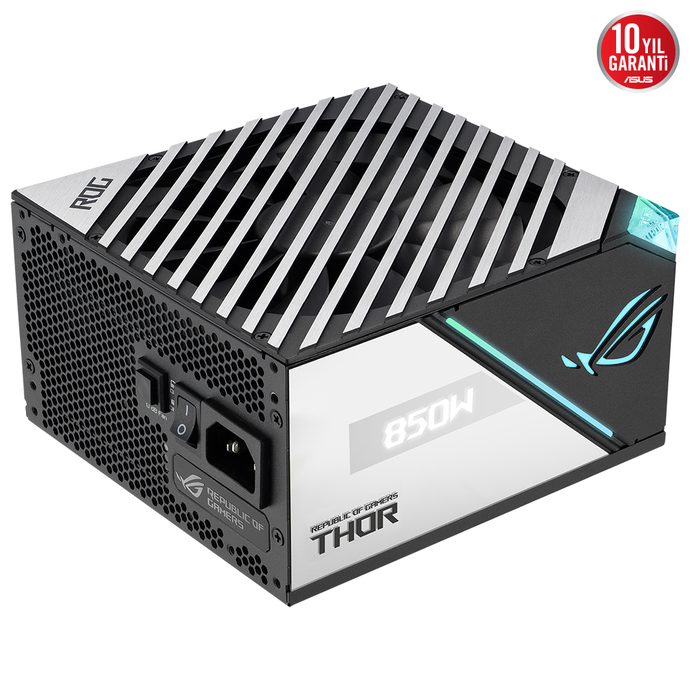 ASUS ROG-THOR-850P2 850W 80+ Platinum 135mm Full Modüler Gaming Power Supply