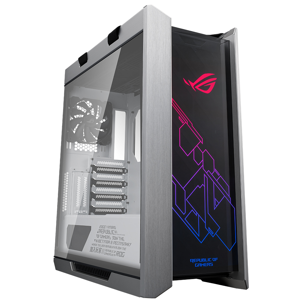ASUS ROG Strix Helios GX601 White Edition 4x140mm Fan USB Type-C Temperli Cam RGB Beyaz E-ATX Mid-Tower Gaming (Oyuncu) Kasa (90DC0023-B39000)