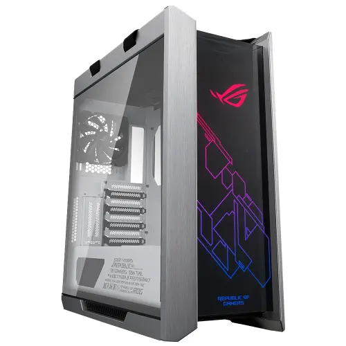 ASUS ROG Strix Helios GX601 White Edition 4x140mm Fan USB Type-C Temperli Cam RGB Beyaz E-ATX Mid-Tower Gaming (Oyuncu) Kasa (90DC0023-B39000)