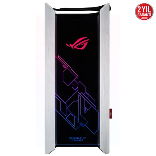 ASUS ROG Strix Helios GX601 White Edition 4x140mm Fan USB Type-C Temperli Cam RGB Beyaz E-ATX Mid-Tower Gaming (Oyuncu) Kasa (90DC0023-B39000)
