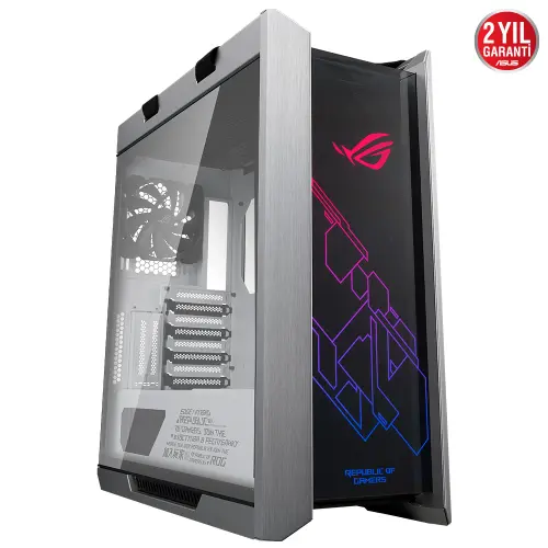 ASUS ROG Strix Helios GX601 White Edition 4x140mm Fan USB Type-C Temperli Cam RGB Beyaz E-ATX Mid-Tower Gaming (Oyuncu) Kasa (90DC0023-B39000)