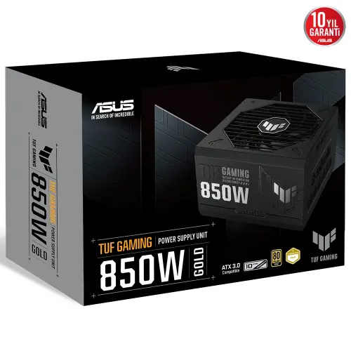 ASUS TUF-GAMING-850G 850W 80+ Gold Full Modüler Gaming (Oyuncu) Power Supply