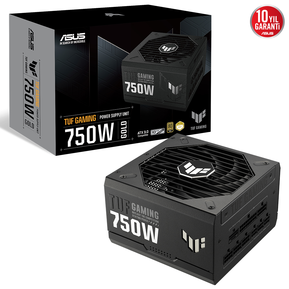 ASUS TUF-GAMING-750G 750W 80+ Gold Full Modüler Gaming (Oyuncu) Power Supply