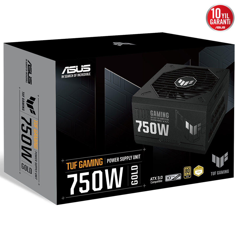 ASUS TUF-GAMING-750G 750W 80+ Gold Full Modüler Gaming (Oyuncu) Power Supply