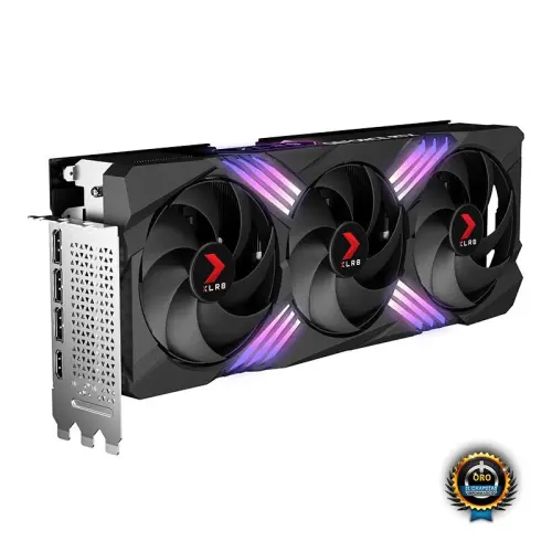 PNY RTX 4070 Ti XLR8 Gaming VERTO 12GB GDDR6X 192Bit (VCG4070T12TFXXPB1) DX12 Gaming (Oyuncu) Ekran Kartı