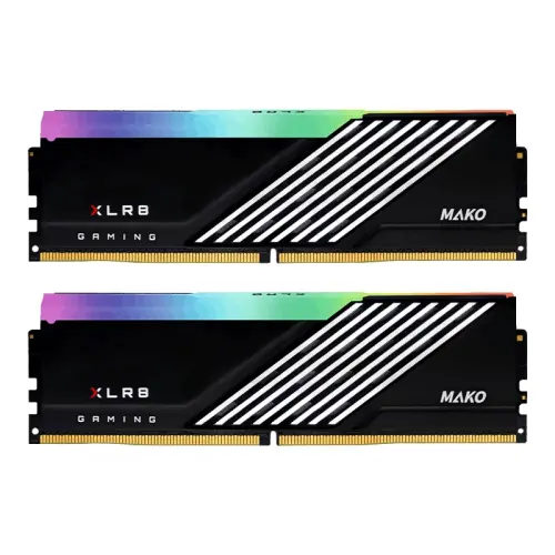 PNY XLR8 Gaming MAKO EPIC-X RGB 32GB (2x16GB) 6000MHz CL40 DDR5 Gaming Ram (MD32GK2D5600040MXRGB)