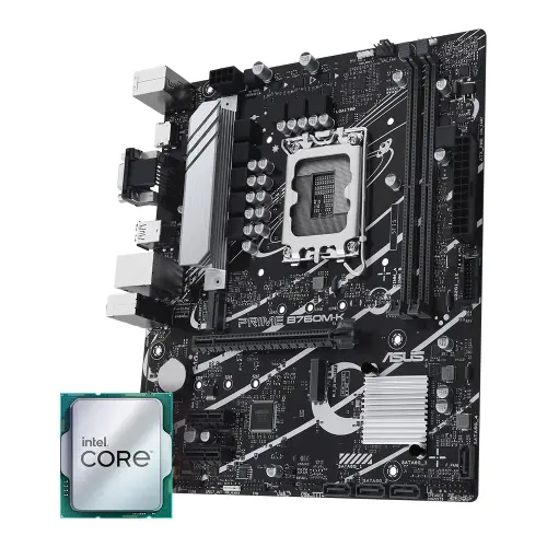 ASUS Prime B760M-K D5 Anakart + Intel Core i7-13700K İşlemci Anakart Bundle