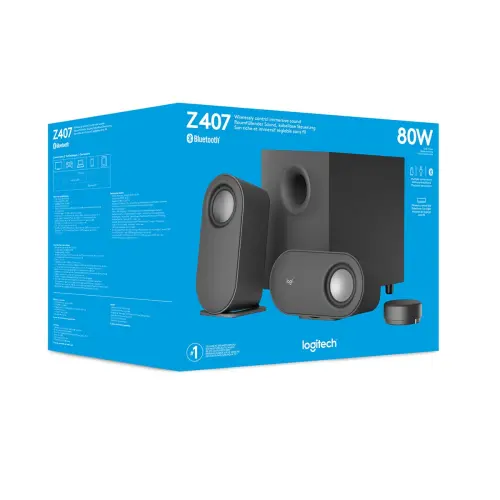 Logitech Z407 980-001348 Bluetooth Multimedia Siyah 2+1 Hoparlör