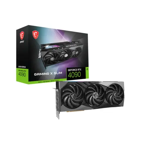 MSI GeForce RTX 4090 GAMING X SLIM 24G 24GB GDDR6X 384Bit DX12 DLSS 3 Gaming (Oyuncu) Ekran Kartı