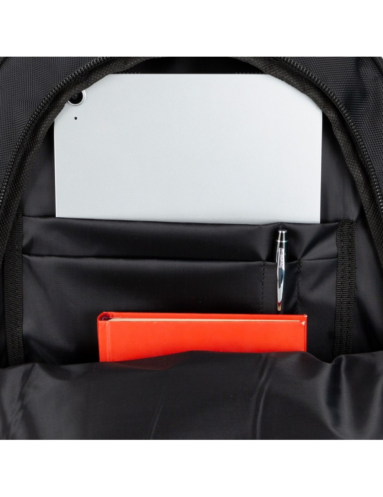 Plm City 17 inç Notebook Laptop Sırt Çantası Siyah